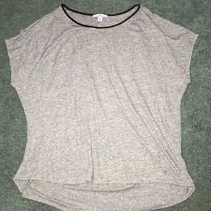Halston gray shirt